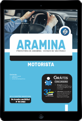 Apostila Prefeitura de Aramina - SP em PDF - Motorista - Imagem 1