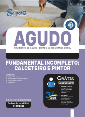 Apostila Prefeitura de Agudo - RS - Fundamental Incompleto: Calceteiro e Pintor - Imagem 3