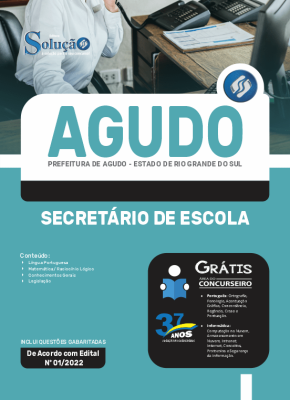 Apostila Prefeitura de Agudo - RS - Secretário de Escola - Imagem 3