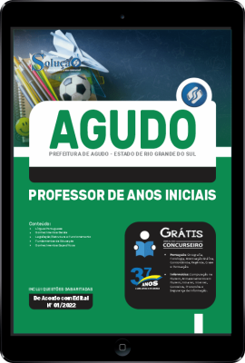 Apostila Prefeitura de Agudo - RS em PDF - Professor de Anos Iniciais - Imagem 1