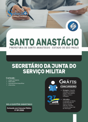 Apostila Prefeitura de Santo Anastácio - SP - Secretário da Junta do Serviço Militar - Imagem 3