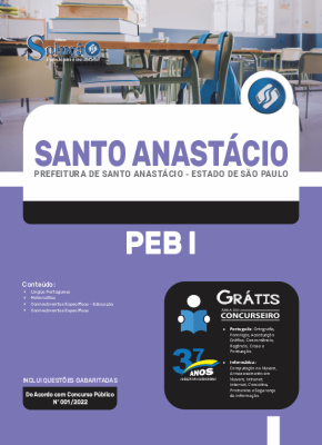 Apostila Prefeitura de Santo Anastácio - SP - PEB I - Imagem 3