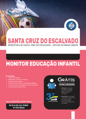 Apostila Prefeitura de Santa Cruz do Escalvado - MG - Monitor Educação Infantil  - Imagem 2