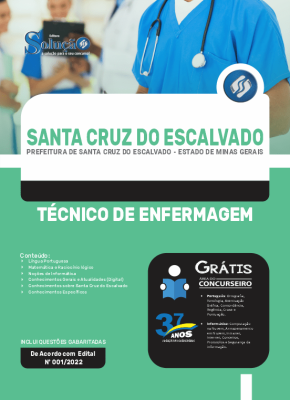 Apostila Prefeitura de Santa Cruz do Escalvado - MG - Técnico de Enfermagem - Imagem 3