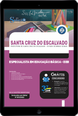 Apostila Prefeitura de Santa Cruz do Escalvado - MG em PDF - Especialista em Educação Básica - EEB - Imagem 1