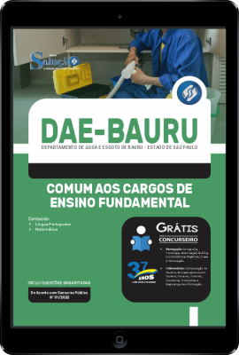 Apostila DAE Bauru - SP em PDF - Comum aos Cargos de Ensino Fundamental - Imagem 1