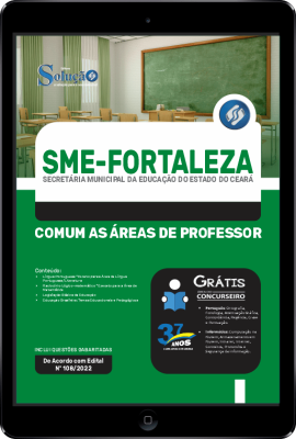 Apostila SME Fortaleza - CE em PDF - Comum as Áreas de Professor - Imagem 1