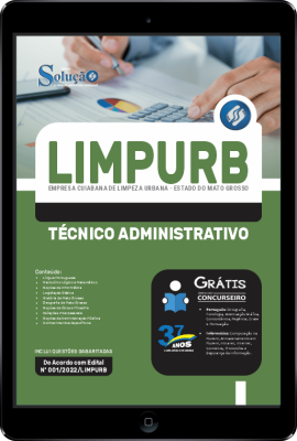 Apostila Limpurb Cuiabá - MT em PDF - Técnico Administrativo - Imagem 1