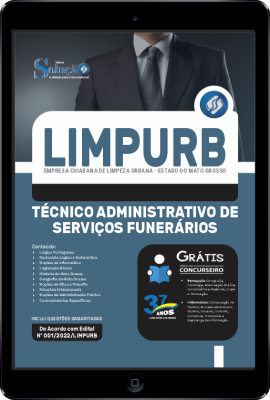 Apostila Limpurb Cuiabá - MT em PDF - Técnico Administrativo de Serviços Funerários - Imagem 1