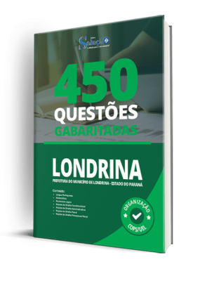 Caderno de Questões Prefeitura de Londrina - PR - 450 Questões Gabaritadas - Imagem 1