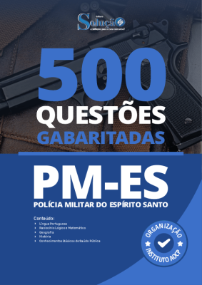 Caderno de Questões PM-ES - 500 Questões Gabaritadas - Imagem 2