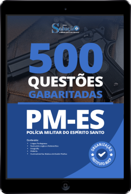 Caderno de Questões PM-ES em PDF - 500 Questões Gabaritadas - Imagem 1