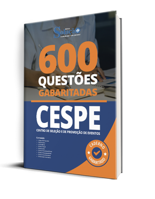 Caderno de Questões CESPE - 600 Questões Gabaritadas - Imagem 1