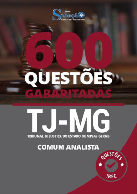 Caderno de Questões TJ-MG - Comum aos Cargos de Analista - Praticando - 600 Questões Gabaritadas - Imagem 2