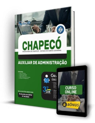 Apostila Prefeitura de Chapecó - SC - Auxiliar de Administração - Imagem 3