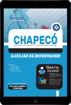 Apostila Prefeitura de Chapecó - SC em PDF - Auxiliar de Enfermagem - Imagem 1