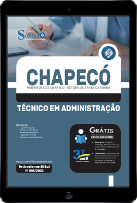 Apostila Prefeitura de Chapecó - SC em PDF - Técnico em Administração - Imagem 1