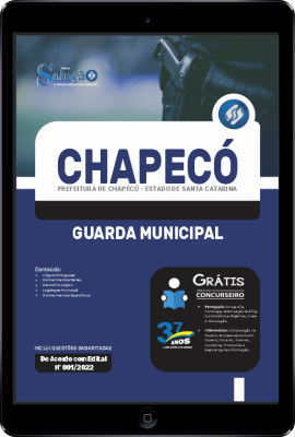 Apostila Prefeitura de Chapecó - SC em PDF - Guarda Municipal - Imagem 1