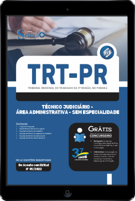 Apostila TRT-PR em PDF - Técnico Judiciário - Área Administrativa - Sem Especialidade - Imagem 1