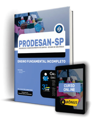 Apostila PRODESAN-SP - Ensino Fundamental Incompleto - Imagem 1