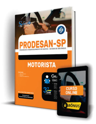 Apostila PRODESAN-SP - Motorista - Imagem 1