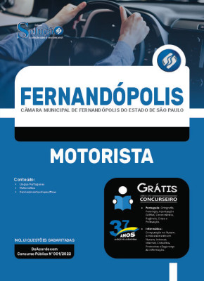 Apostila Câmara de Fernandópolis - SP - Motorista - Imagem 3