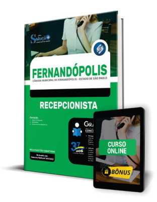 Apostila Câmara de Fernandópolis - SP - Recepcionista - Imagem 1