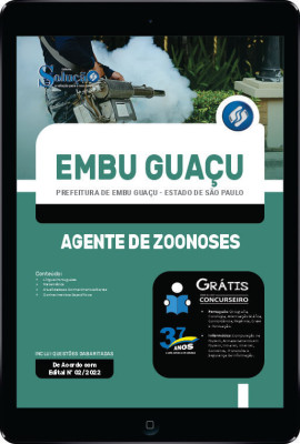 Apostila Prefeitura de Embu Guaçu - SP em PDF - Agente de Zoonoses - Imagem 1