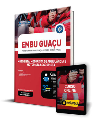 Apostila Prefeitura de Embu Guaçu - SP - Motorista, Motorista de Ambulância e Motorista Socorrista - Imagem 1