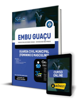 Apostila Prefeitura de Embu Guaçu - SP - Guarda Civil Municipal (Feminino e Masculino)