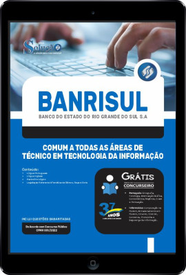 Apostila BANRISUL em PDF - Comum a Todas as Áreas de Técnico em Tecnologia da Informação - Imagem 1