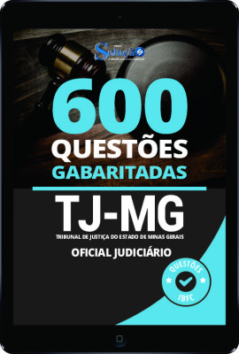 Caderno de Questões TJ-MG - Oficial Judiciário em PDF - 600 Questões Gabaritadas - Imagem 1