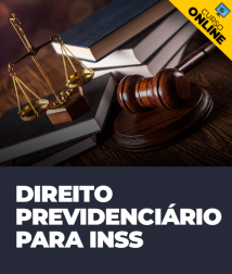 Capa Curso de Direito Previdenciário para INSS
