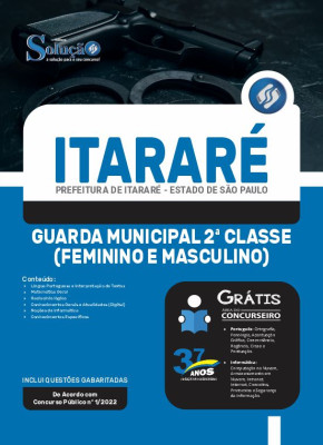 Apostila Prefeitura de Itararé - SP - Guarda Municipal 2ª Classe (Feminino e Masculino) - Imagem 3