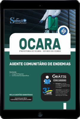 Apostila Prefeitura de Ocara - CE em PDF - Agente Comunitário de Endemias - Imagem 1