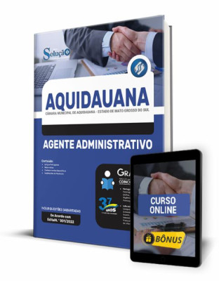 Apostila Câmara de Aquidauana - MS - Agente Administrativo