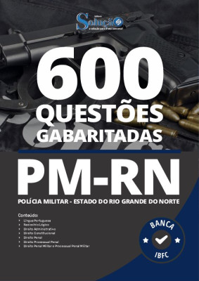 Caderno de Questões PM-RN - 600 Questões Gabaritadas - Imagem 2