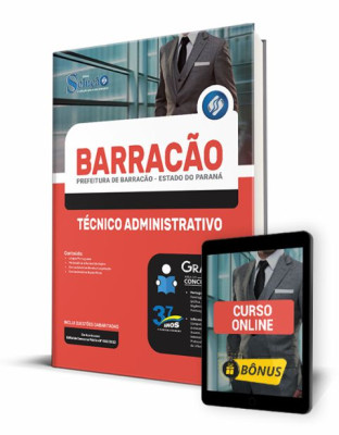 Apostila Prefeitura de Barracão - PR - Técnico Administrativo - Imagem 1