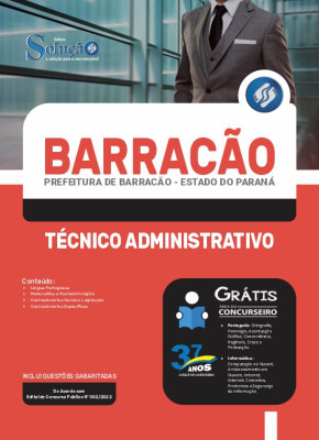 Apostila Prefeitura de Barracão - PR - Técnico Administrativo - Imagem 3