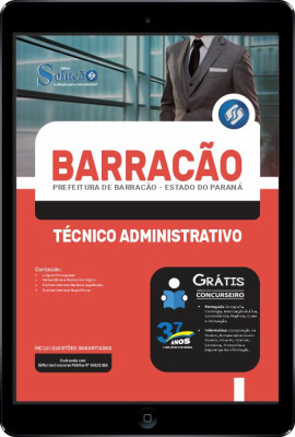 Apostila Prefeitura de Barracão - PR em PDF - Técnico Administrativo - Imagem 1