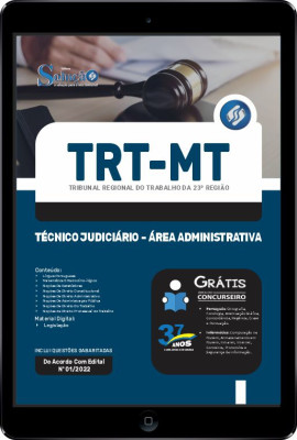 Apostila TRT-MT em PDF - Técnico Judiciário - Área Administrativa - Imagem 1