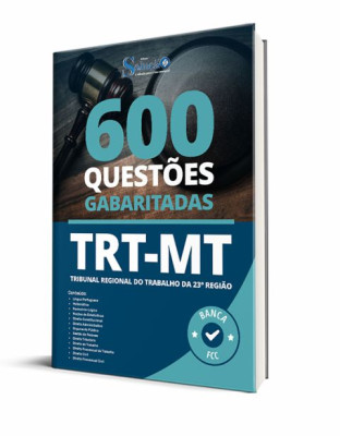 Caderno de Questões TRT-MT - 600 Questões Gabaritadas - Imagem 1