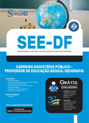 Apostila SEE-DF - Carreira Magistério Público - Professor de Educação Básica: Geografia - Imagem 3