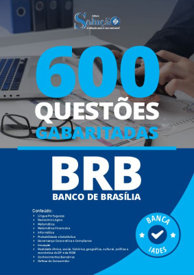 Caderno de Questões BRB - 600 Questões Gabaritadas - Imagem 2