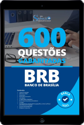 Caderno de Questões BRB em PDF - 600 Questões Gabaritadas - Imagem 1