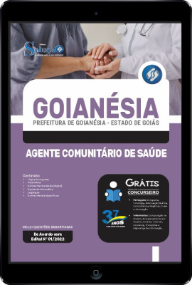 Apostila Prefeitura de Goianésia - GO em PDF - Agente Comunitário de Saúde - Imagem 1