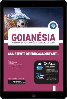 Apostila Prefeitura de Goianésia - GO em PDF - Assistente de Educação Infantil - Imagem 1