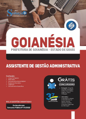 Apostila Prefeitura de Goianésia - GO - Assistente de Gestão Administrativa - Imagem 3