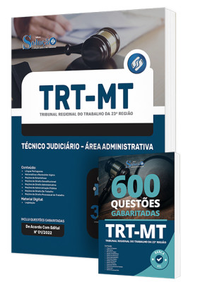 Combo Impresso TRT-MT - Técnico Judiciário - Área Administrativa - Imagem 1