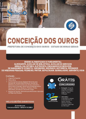 Apostila Prefeitura de Conceição dos Ouros - MG - Ensino Alfabetizado e Fundamental - Imagem 3